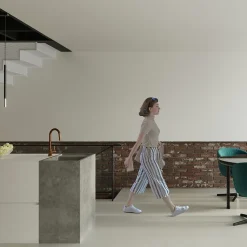 Lampe suspendue en acier 3 lampes 20x20x90cm Sollux