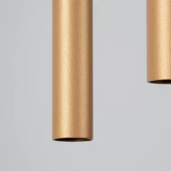 Lampe suspendue en acier 2 lampes 15x15x118cm Sollux