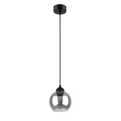 Lampe suspendue en acier 1 ampoule 4000K - 15x15x130cm Sollux