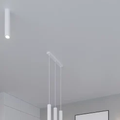 Lampe suspendue en acier 3 ampoules 4000K - 20x20x110cm Sollux