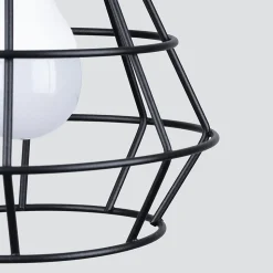 Lampe suspendue en acier 4 lampes 58x15x120cm Sollux