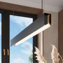 Lampe suspendue en acier 1 lampes 100x8x120cm Sollux