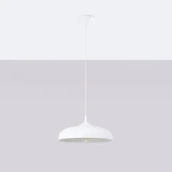 Lampe suspendue en acier 1 lampes 38x38x74cm Sollux