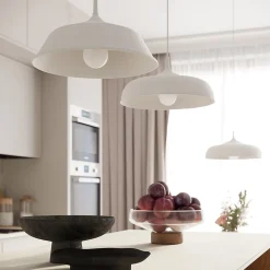 Lampe suspendue en acier 1 lampes 38x38x74cm Sollux