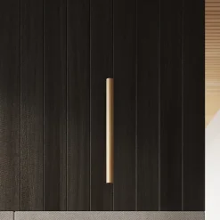 Lampe suspendue en acier/bois 3 lampes 30x5x110cm Sollux