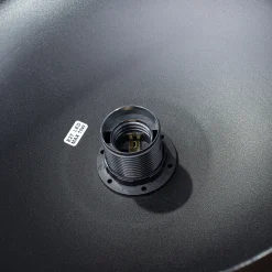 Lampe suspendue en bois/acier 1 ampoule 3000K - 29.5x29.5x130cm Sollux