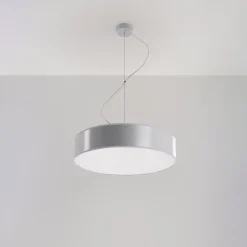 Lampe suspendue en PVC 3 ampoules 3000K - 45x45x111cm Sollux