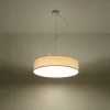 Lampe suspendue en PVC 3 ampoules 3000K - 45x45x111cm Sollux