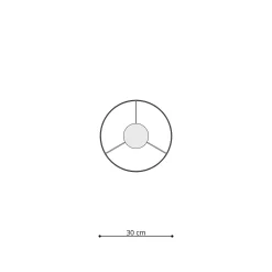 Lampe suspendue en PVC 1 lampes 30x30x95cm Sollux