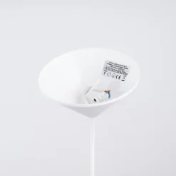 Lampe suspendue en tissu/PVC 1 ampoule 3000K - 30x30x88cm Sollux