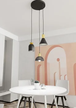 Lampe suspendue FOX 3BL PREM, Emibig Lighting, Fabriqué en EU