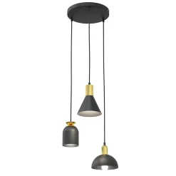 Lampe suspendue FOX 3BL PREM, Emibig Lighting, Fabriqué en EU