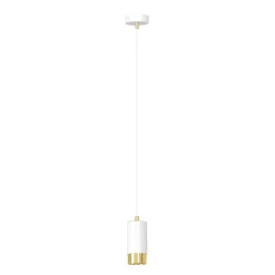Lampe suspendue FUMIKO 1 WH/GOLD, Emibig Lighting, Fabriqué en EU