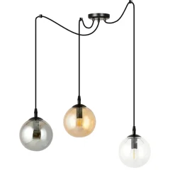 Lampe suspendue GIGI 3 BL MIX, Emibig Lighting, Fabriqué en EU