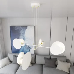 Lampe suspendue IDEA 4 WHITE, Emibig Lighting, Fabriqué en EU