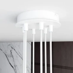 Lampe suspendue MODUS 6 WHITE, Emibig Lighting, Fabriqué en EU