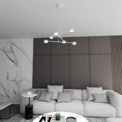 Lampe suspendue MODUS 6 WHITE, Emibig Lighting, Fabriqué en EU