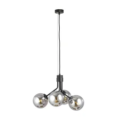 Lampe suspendue NOVA 4 BLACK/GRAFIT, Emibig Lighting, Fabriqué en EU
