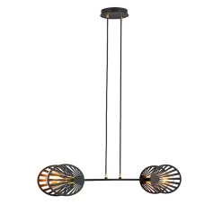 Lampe suspendue PLAYA 2 BLACK, Emibig Lighting, Fabriqué en EU