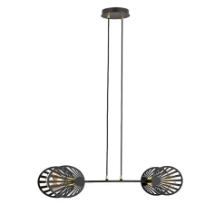 Lampe suspendue PLAYA 2 BLACK, Emibig Lighting, Fabriqué en EU