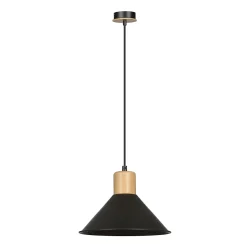 Lampe suspendue ROWEN 1 BLACK, Emibig Lighting, Fabriqué en EU
