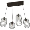 Lampe suspendue VANDER 4 BL, Emibig Lighting, Fabriqué en EU