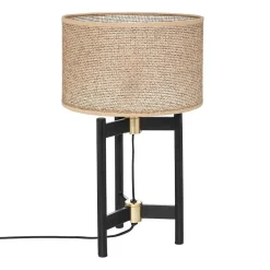 Lampe trépied noir Levon Atmosphera