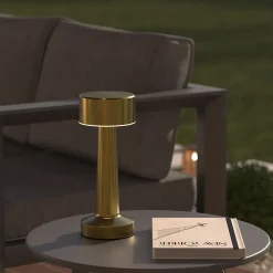 Lampe USB d'extérieur led Halto doré H21,5cm - Atmosphera