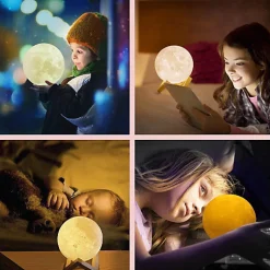 Lampe-Lune à poser multicolore MoovyMoon