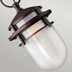 Lanterne à chaîne Reef 1 lumière - Bronze