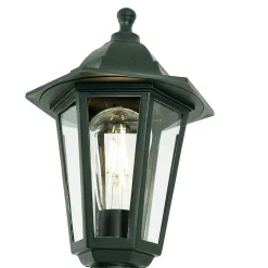 Lanterne d'extérieur classique vert foncé 217cm 3 lumières IP44 - New Haven