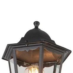 Lanterne d'extérieur intelligente noire 3 lumières avec WiFi ST64 - New Orleans