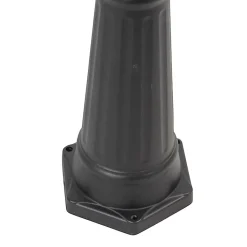 Lanterne d'extérieur intelligente noire 3 lumières avec WiFi ST64 - New Orleans