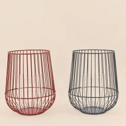 Lanterne en métal filaire 25cm