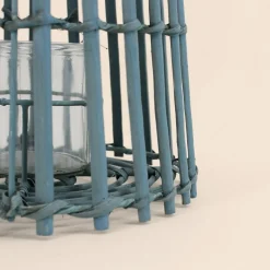 Lanterne en rotin conique 30cm