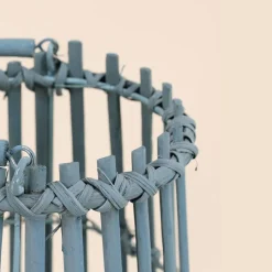 Lanterne en rotin conique 30cm