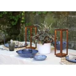 Lanterne LED Home Corten 2,2w avec batterie IP54 Zafferano