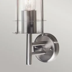 Lanterne murale 1 lumière Bruges - Acier inoxydable