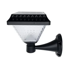 Lanterne Murale de Jardin Solaire Crépusculaire IP65 2W - Blanc Chaud 2300K - 3500K - SILAMP