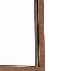 Lanterne murale d'extérieur brun rouille avec détecteur de mouvement IP44 - Charlois