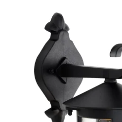 Lanterne murale d'extérieur classique noire IP44 - Herb
