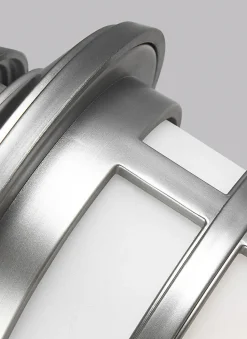 Lanterne murale d'extérieur à 1 lumière Elstead Newport, acier brossé peint, IP44, E27