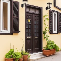 Lanterne Murale Extérieure Noire pour Ampoule E27 - SILAMP