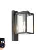 Lanterne murale extérieure intelligente noire IP44 avec Wifi ST64 - Charlois