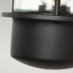 Lanterne murale Helsingor avec détecteur 1 lumière - Noir