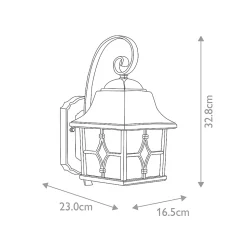 Lanterne murale Kent 1 lumière 60W E27