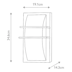 Lanterne murale Sven 1 lumière