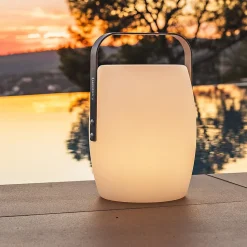 Lanterne sans fil LED LUCY ROCK H31cm