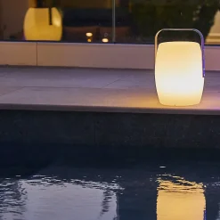 Lanterne sans fil LED LUCY ROCK H31cm