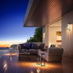 Lanterne sans fil solaire rechargeable HANDY MAXI Gris H53cm